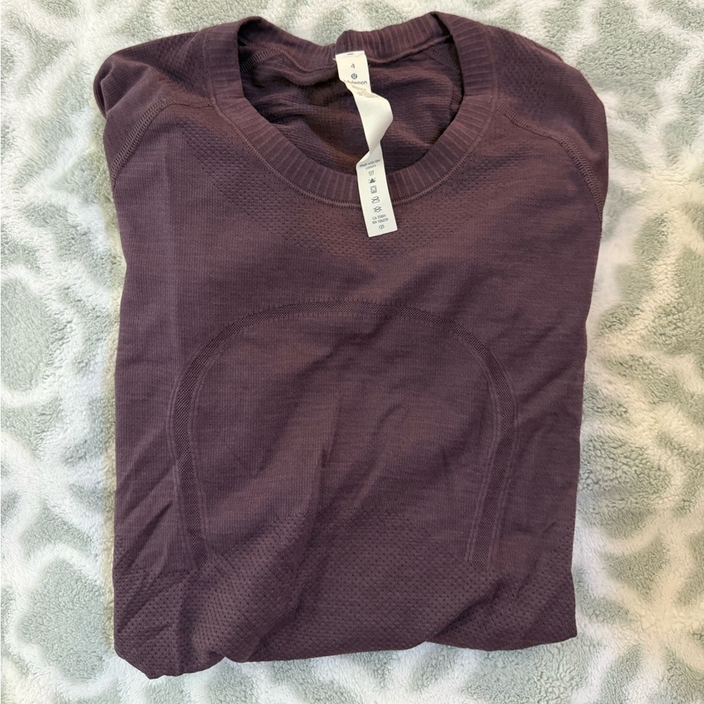 Purple Lululemon Exercise Top